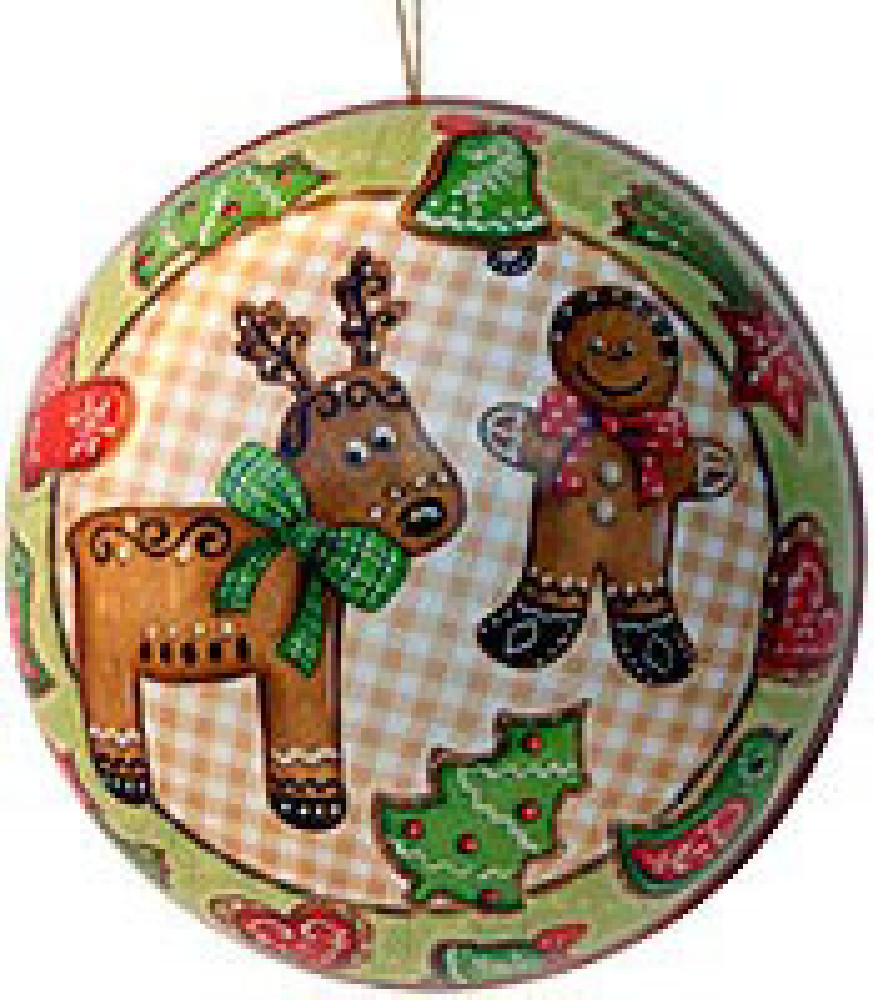 Weihnachtskugeln Heiligerabend - Lebkuchen, 10 cm