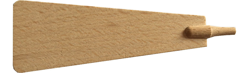 Pyramidenflügel mit Schaft 5 mm Länge 115mm
