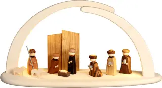 Seiffener Volkskunst eG Lichterbogen Christi Geburt