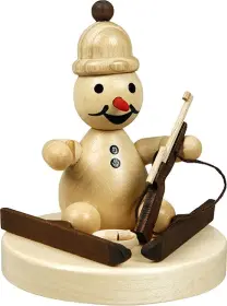 Drechslerei Volkmar Wagner Schneemann Junior - Biathlon sitzend