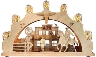WEIGLA LED Lichterbogen Wild West Saloon, 7 flg.